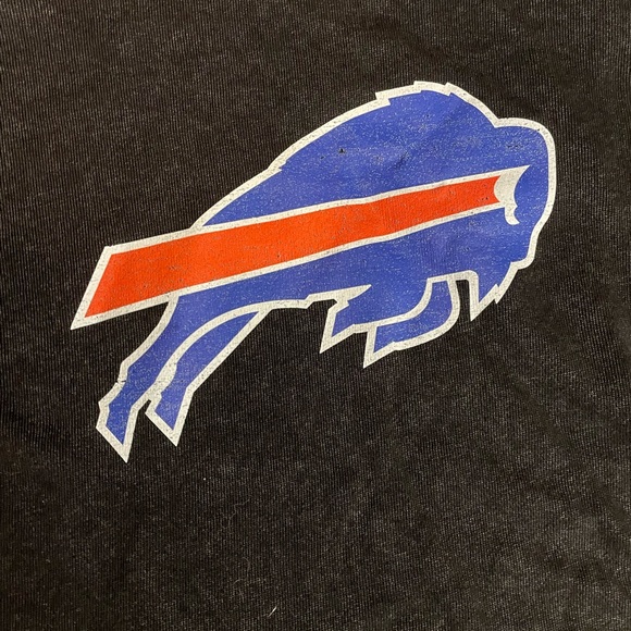 Game Day Couture Buffalo Bills Women's studded Terry Sweatshirt charcoal Size L - Picture 4 of 7